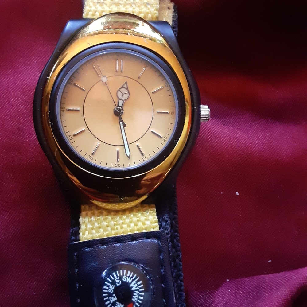 Mans yellow watch